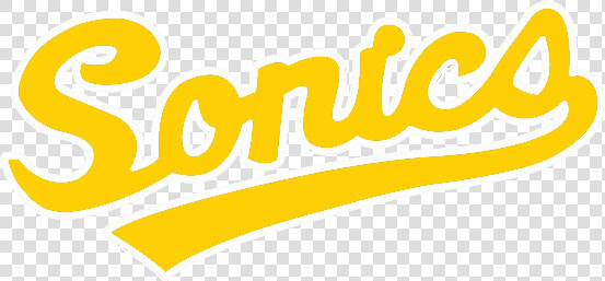 Seattle Sonics Cursive Logo  HD Png DownloadTransparent PNG