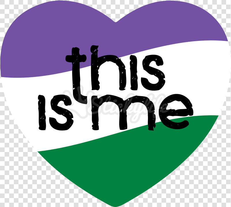 Genderqueer Heart Magnet   Dremen  HD Png DownloadTransparent PNG