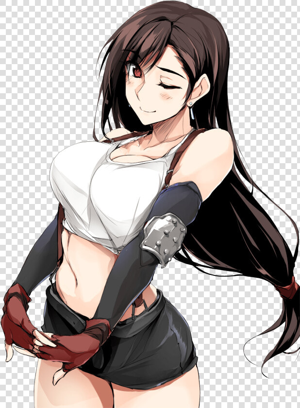 Final Fantasy Tifa Art Transparent  HD Png DownloadTransparent PNG