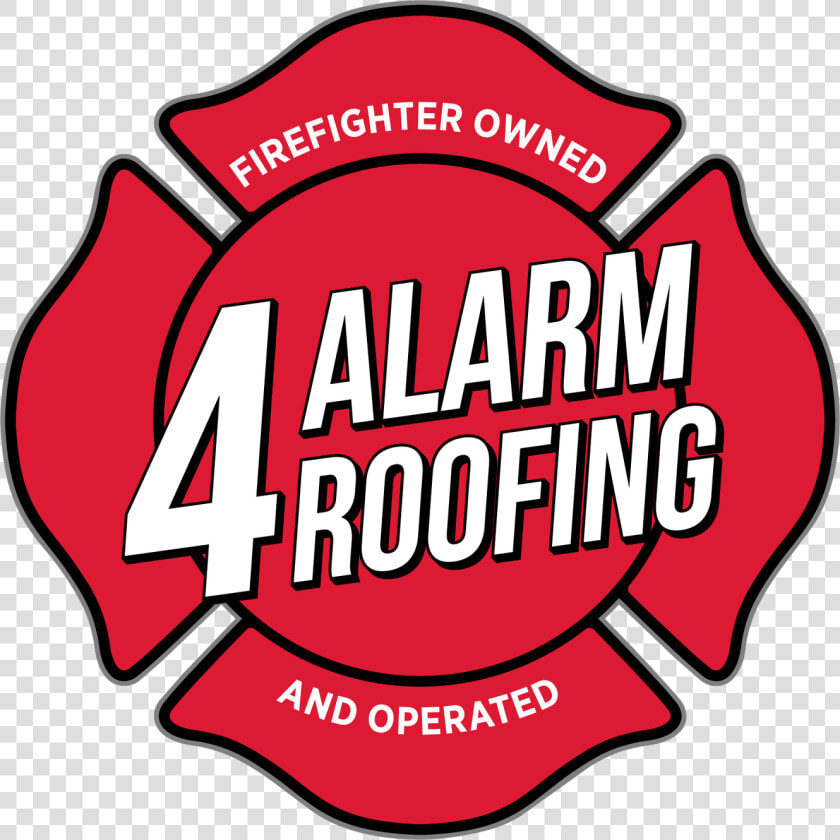 Copy Of 4 Alarm Roofing Solid Logo Trans   Firefighter  HD Png DownloadTransparent PNG