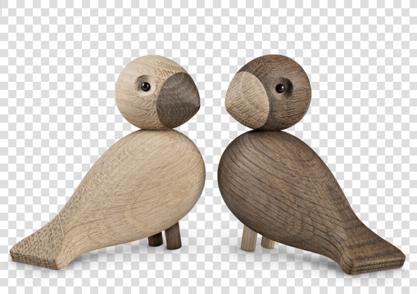 Lovebirds Oak Smoked Oak 1 Pair   Kay Bojesen  HD Png DownloadTransparent PNG