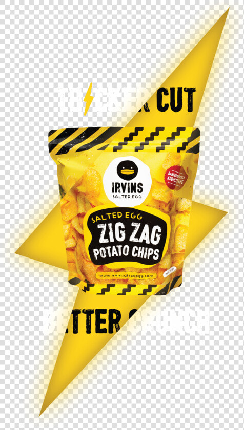 Irvins Salted Egg Zig Zag  HD Png DownloadTransparent PNG