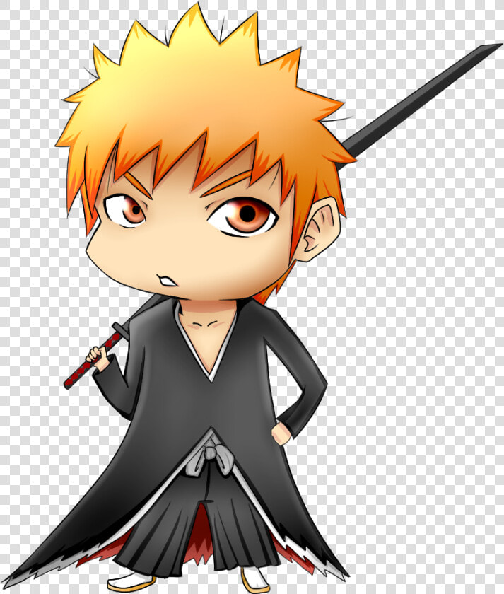 Ichigo Kurosaki Chibi   Ichigo Bankai Chibi  HD Png DownloadTransparent PNG