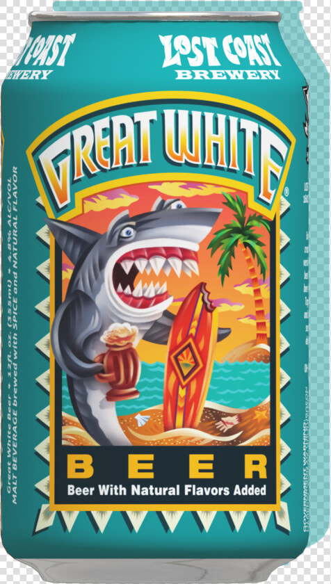 Great White Beer   Lost Coast Great White  HD Png DownloadTransparent PNG