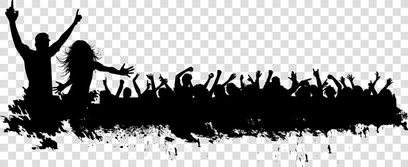 Carnival Crowd Silhouette Vector Material Png Download   Crowd Png  Transparent PngTransparent PNG