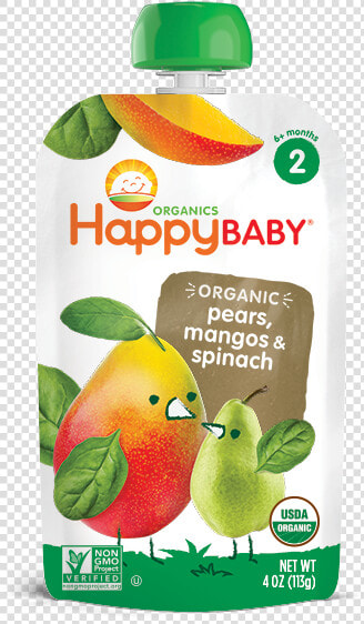 Pears  Mangos  amp  Spinach Class Fotorama Img   Happy Tot Baby Food  HD Png DownloadTransparent PNG