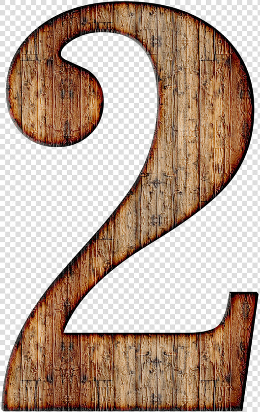 Número De Madera   Number 2 Wood Png  Transparent PngTransparent PNG