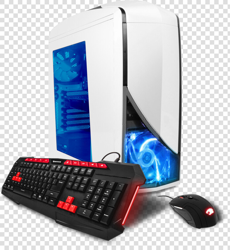 Ibuypower Phantom Gamer Wa502i Desktop Pc With Intel   Ibuypower Gaming Pc White  HD Png DownloadTransparent PNG