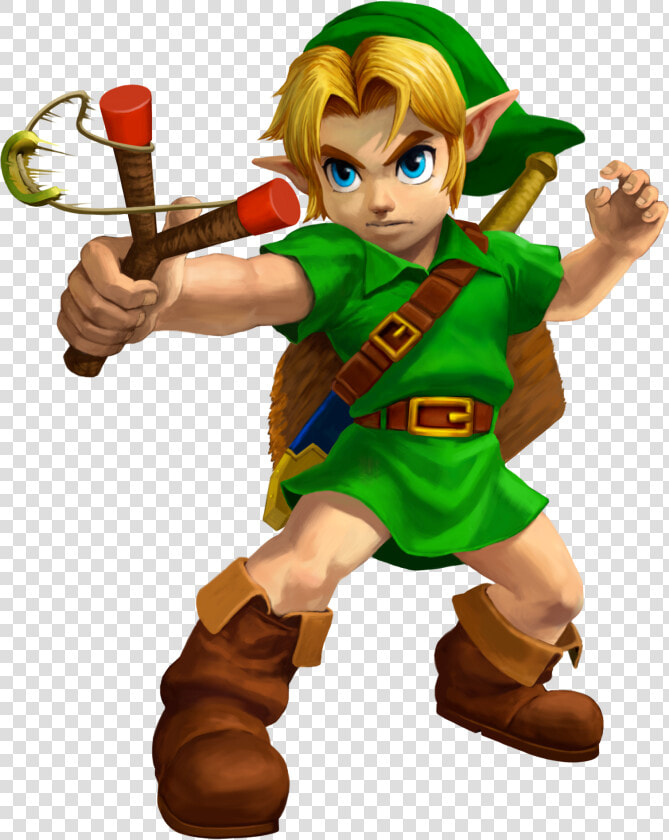 Young Link Ocarina Of Time 3d  HD Png DownloadTransparent PNG