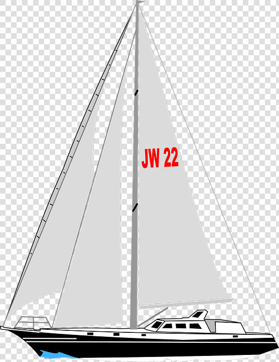 Sailboat  Boat  Yacht  Sail  Water  Sea  Sailing   Sail Yacht Clipart  HD Png DownloadTransparent PNG