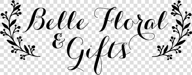 Belle Floral And Gifts Llc   Calligraphy  HD Png DownloadTransparent PNG