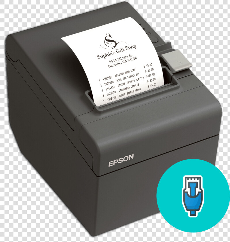 Thermal Receipt Printer With A Cash Register  HD Png DownloadTransparent PNG