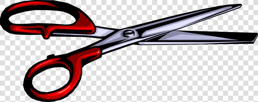 Vector Illustration Of Scissors Hand operated Shearing   Scissors  HD Png DownloadTransparent PNG