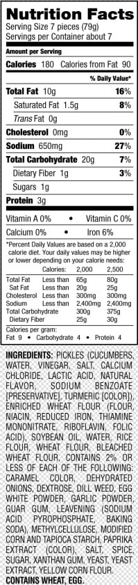 French Toast Sticks Nutrition Label  HD Png DownloadTransparent PNG