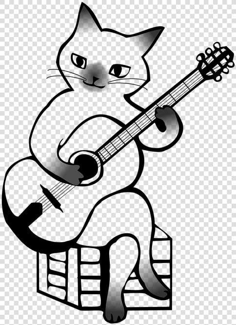 Guitar  Musical Instruments  Music  Jazz  Cat   Nice Drawings Musical Instruments  HD Png DownloadTransparent PNG