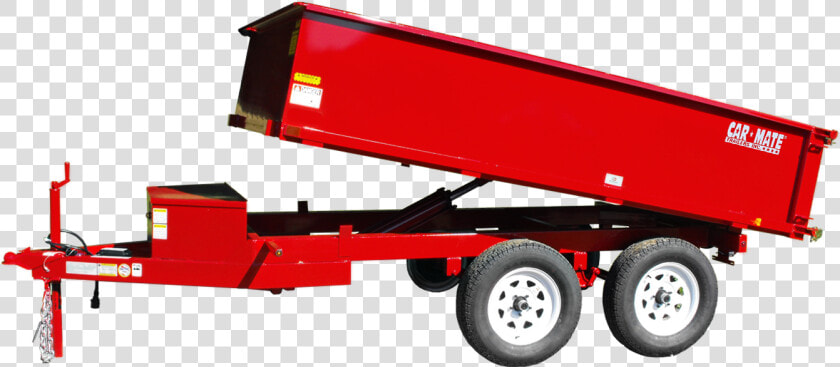 Equipment Trailer Hydraulic Dump Deck Over Wheel   Trailer  HD Png DownloadTransparent PNG