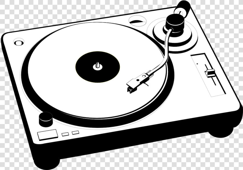 Turntable  Vinyl  Retro  Music  Spinning  Needle  Dj   Turntable Clipart  HD Png DownloadTransparent PNG