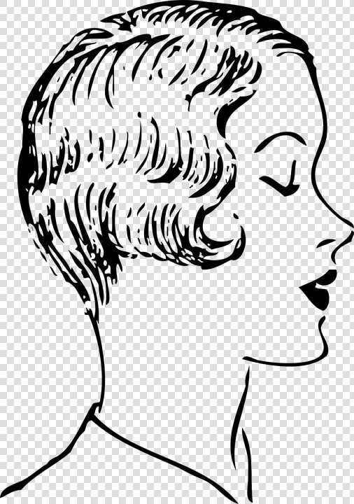 Woman Short Haircut Clipart  HD Png DownloadTransparent PNG