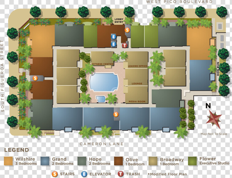 City Lights Site Plan   City Lights On Fig Apartments  HD Png DownloadTransparent PNG