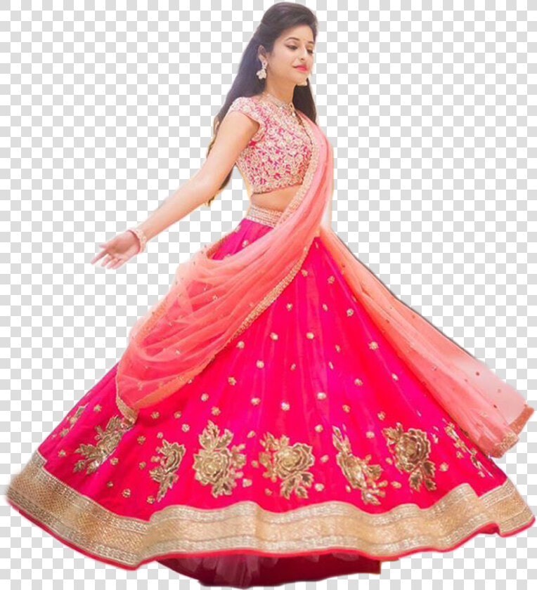 Pink Colour Lehenga Choli  HD Png DownloadTransparent PNG