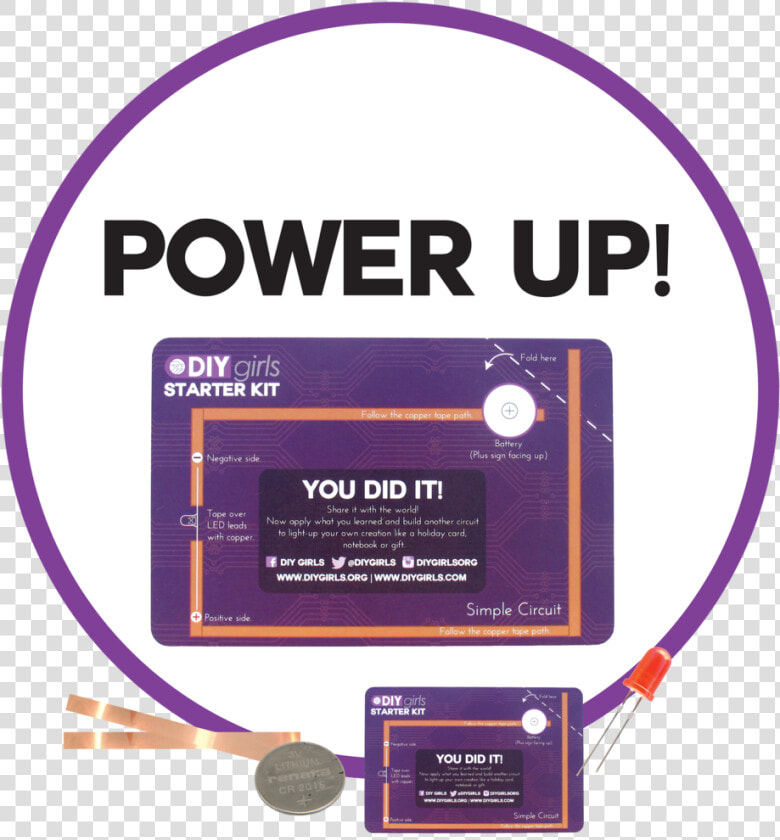 Powerup What Sincluded   Diy Girls Club Kit  HD Png DownloadTransparent PNG