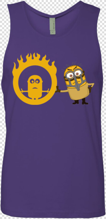 Mad Minion Men S Premium Tank Top   Active Tank  HD Png DownloadTransparent PNG