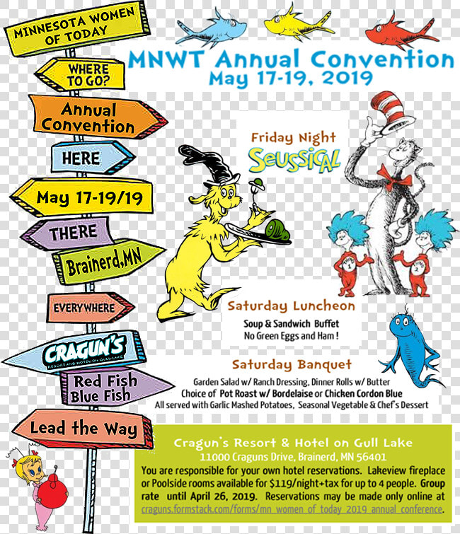 2019 Mnwt Annual Convention   Dr Seuss  HD Png DownloadTransparent PNG