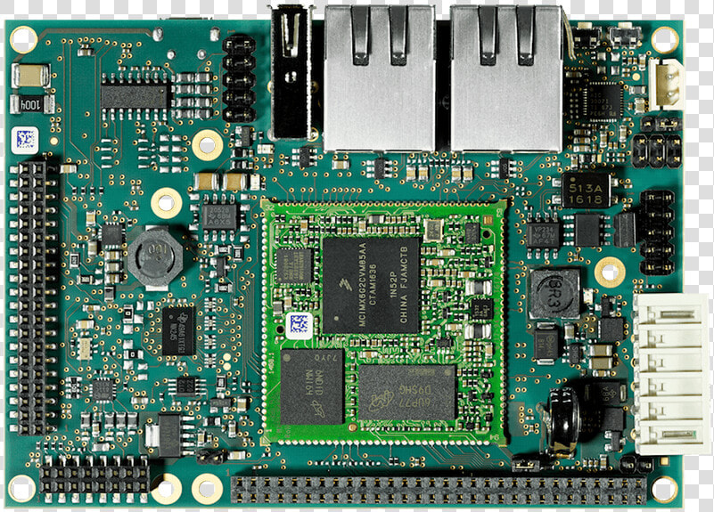 Mx 6ul Single Board Computer Top View   Electronic Component  HD Png DownloadTransparent PNG