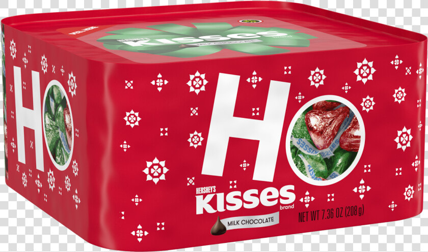 Hershey S Kisses Milk Chocolates Holiday Gift Cube   Hershey Gift Cubes  HD Png DownloadTransparent PNG