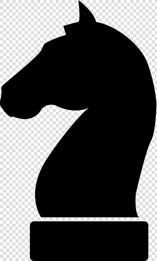 Horse Black Head Silhouette Of A Chess Piece Svg Png   Chess Piece Icon Png  Transparent PngTransparent PNG