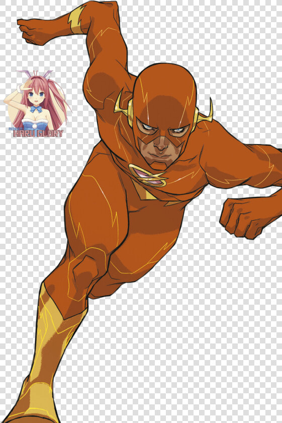  artist  Karl Kerschl  character  Flash   Barry Allen  HD Png DownloadTransparent PNG