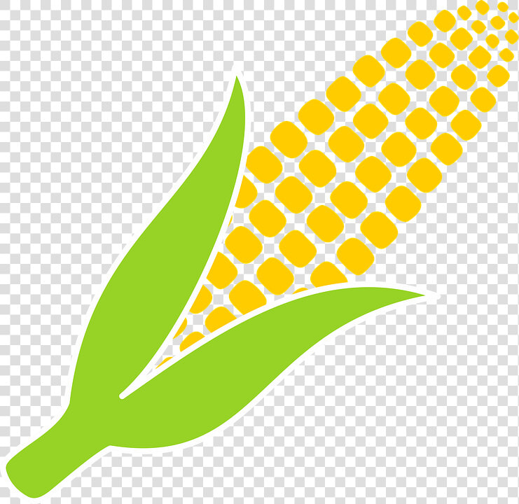 Corn  Yellow  Food  Agriculture  Vegetables  Harvest   Corn Vector Black And White Png  Transparent PngTransparent PNG