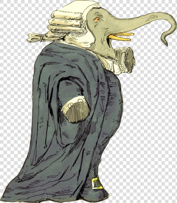 Transparent Gavel And Scales Clipart   Elephant As A Judge  HD Png DownloadTransparent PNG