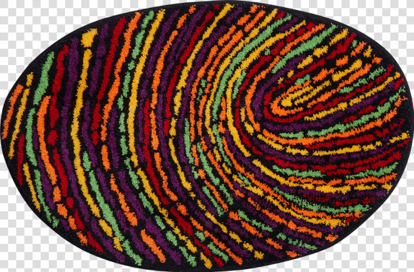 Bathroom Rugs Fingerprint  Colorful Bathroom Rugs Fingerprint    Circle  HD Png DownloadTransparent PNG