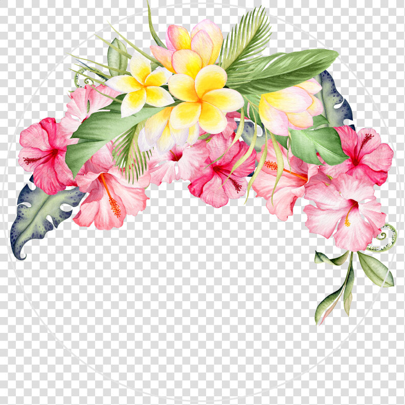 Hibiscus Wedding Bouquet Hibiscus Wedding Bouquet   Frangipani And Hibiscus Flowers  HD Png DownloadTransparent PNG