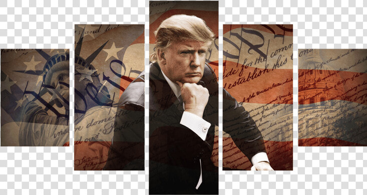 Trump We The People American Flag Canvas Prints Class   We The People  HD Png DownloadTransparent PNG