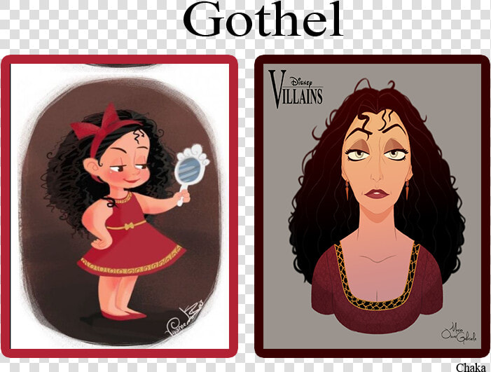 Disney Villains Kawaii Madre Gothel  HD Png DownloadTransparent PNG