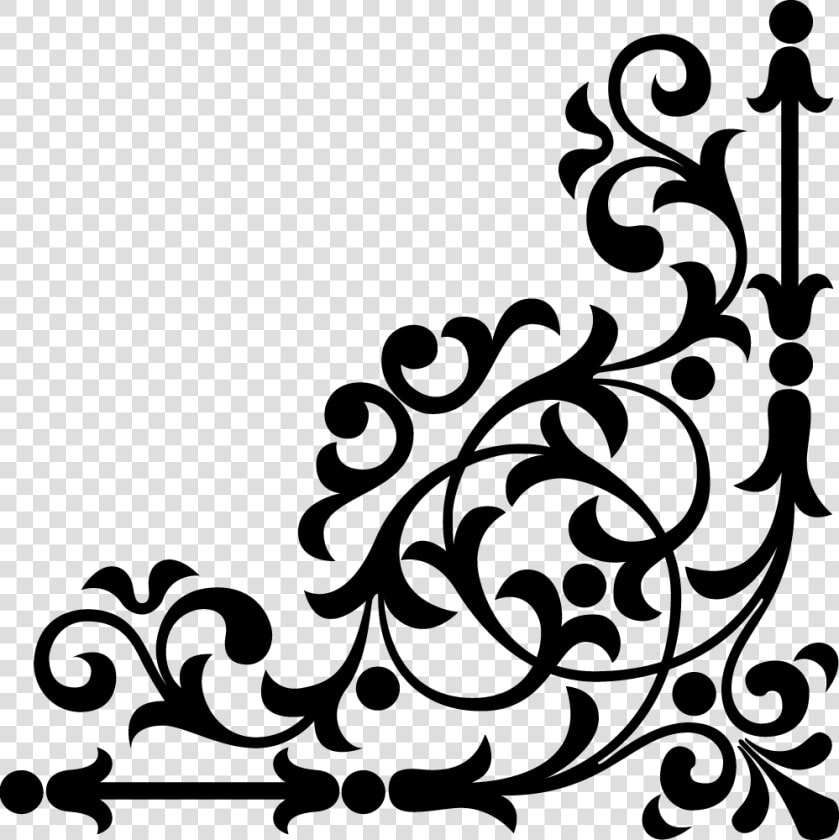 Elegant Corner Border Png   Bottom Right Corner Border  Transparent PngTransparent PNG