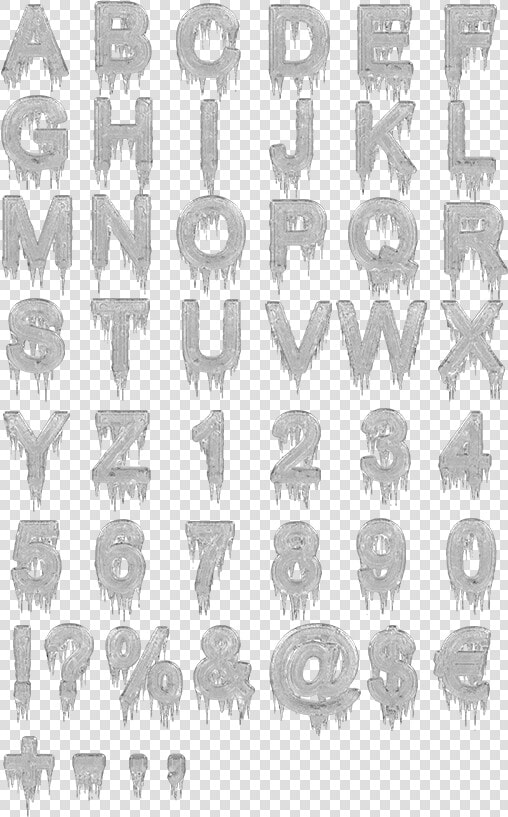 Transparent Icecicle Clipart   Icicles Letters  HD Png DownloadTransparent PNG