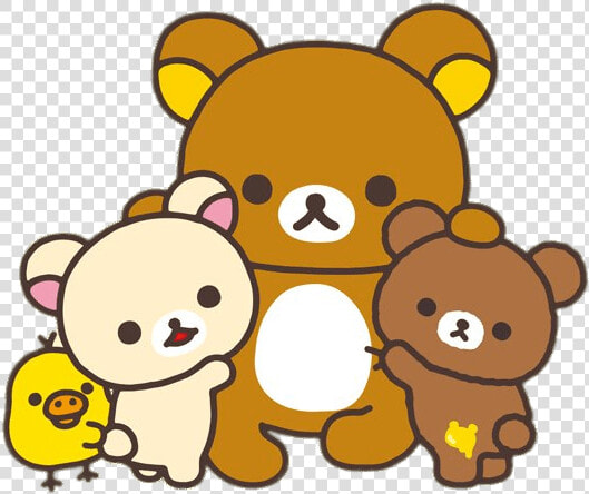 Rilakkuma And Friends Group Hug   Rilakkuma And Friends Png  Transparent PngTransparent PNG