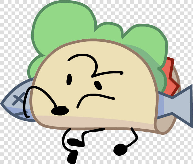 Transparent Cartoon Taco Png   Bfb Taco  Png DownloadTransparent PNG