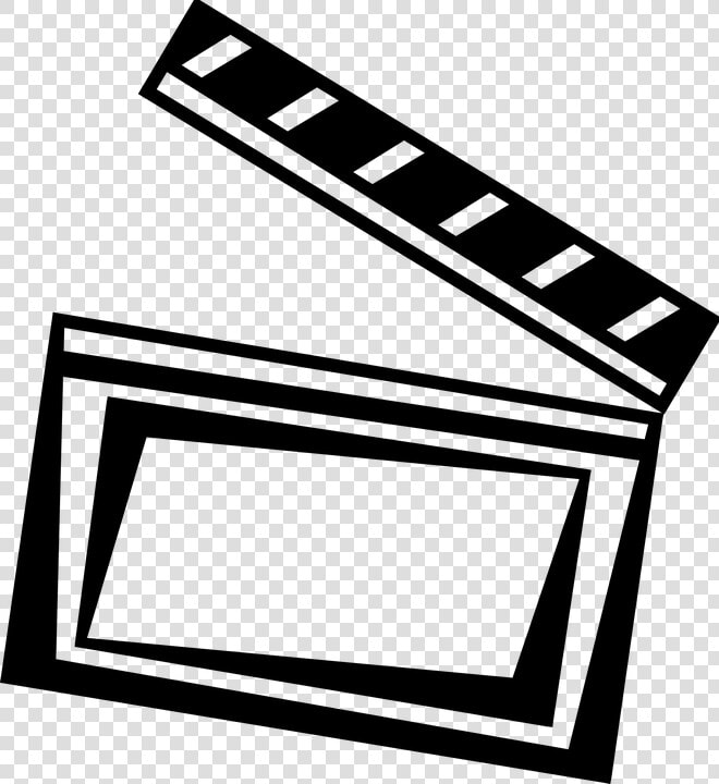 Clapperboard  Movie  Slate  Director  Entertainment   Movie Camera Black And White Clipart  HD Png DownloadTransparent PNG