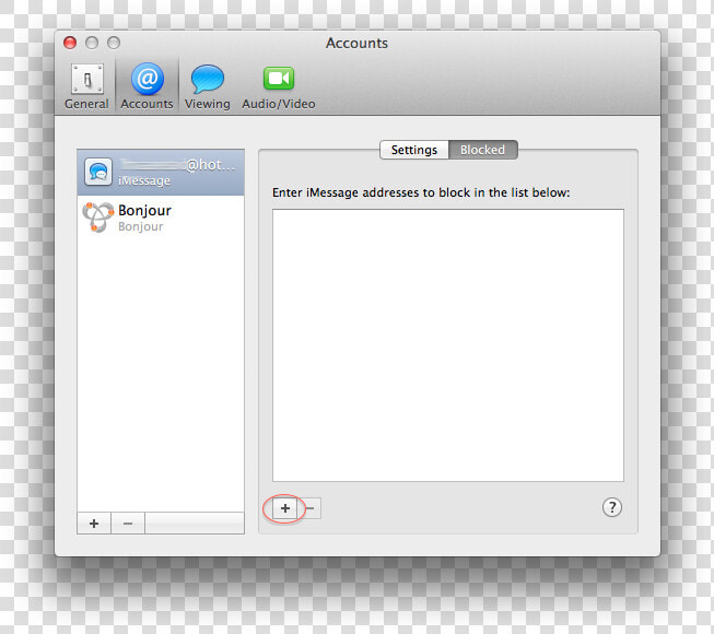 Block Contacts In Mavericks Message   Os X 10 9 Messages  HD Png DownloadTransparent PNG