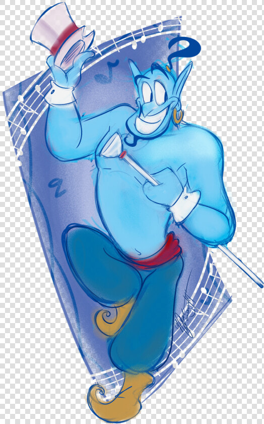 Transparent Aladdin Genie Png   Aladdin Genie Fan Art  Png DownloadTransparent PNG