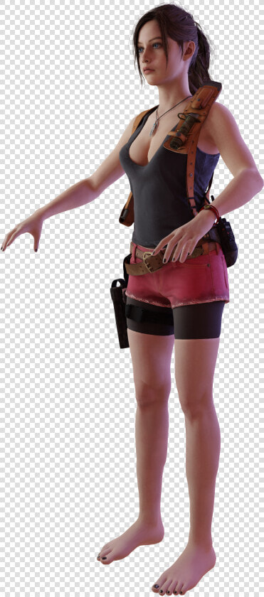 Transparent Resident Evil 7 Png   Resident Evil 2 Remake Barefoot Mod  Png DownloadTransparent PNG