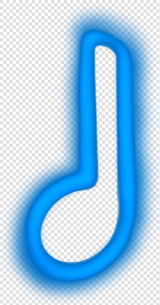  note  quarternote  blue  neon  music  mydrawing  drawnwithpicsart   Electric Blue  HD Png DownloadTransparent PNG