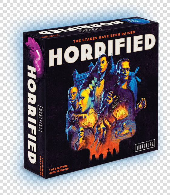 Universal Monsters Ravensburger Board Game Horrified   Horrified Game  HD Png DownloadTransparent PNG