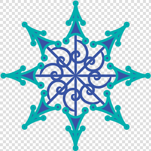 Copos De Nieve Tipo Mandalas   Circle  HD Png DownloadTransparent PNG