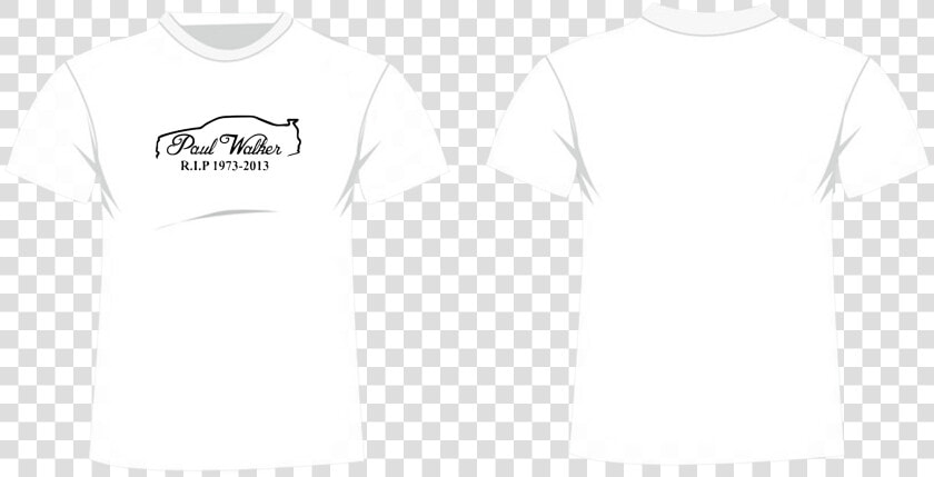 P Paul Walker Signature T shirt White Or Black   Generic T Shirt Design  HD Png DownloadTransparent PNG