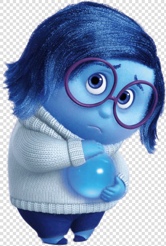 Sadness Holding Ball   Sadness Inside Out Png  Transparent PngTransparent PNG